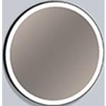 Silberne Alape Runde Badspiegel & Badezimmerspiegel 60 cm aus Aluminium LED beleuchtet 