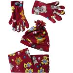 Motiv Mütze Schal Handschuh Sets für Kinder aus Polyester für den für den Winter 