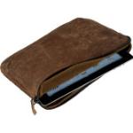 Braune Alassio iPad Hüllen & iPad Taschen mit Reißverschluss aus Leder 