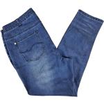 Reduzierte Blaue Bestickte Alba Moda Jeans mit Stickerei mit Strass aus Denim für Damen 