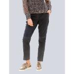 Marineblaue Casual Alba Moda 7/8-Hosen & Knöchelhosen aus Leder für Damen Größe M 