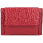 Rote Jack Kinsky Mini Geldbörsen aus Leder für Damen 