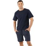 Marineblaue Pyjamas kurz für Herren Größe 3 XL 
