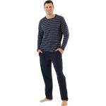 Marineblaue Pyjamas lang für Herren Größe 3 XL 
