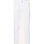 Weiße Wasserdichte ALBERTO Stoffhosen mit Reißverschluss aus Polyamid für Damen Größe S 