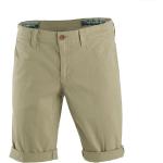Beige Casual ALBERTO Chino-Shorts mit Knopf aus Baumwolle für Herren für den für den Sommer 