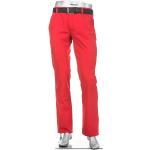 Alberto Golf Herren Golfhose Pro, Modern Fit, 3xDry® Cooler, tomatenrot