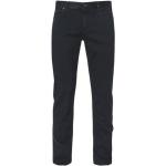 Marineblaue Bestickte Business ALBERTO Jeans mit Stickerei aus Baumwolle für Herren Weite 32, Länge 36 