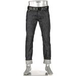 Reduzierte Marineblaue Bestickte Casual ALBERTO Jeans mit Stickerei aus Baumwolle für Herren Weite 33, Länge 30 für den für den Frühling 