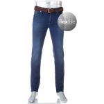 Reduzierte Blaue Bestickte ALBERTO Jeans mit Stickerei aus Baumwolle für Herren Weite 34, Länge 36 für den für den Frühling 