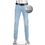 Alberto Herren Jeans Pipe, Regular Fit, Baumwolle T400®, hellblau, 35/34