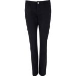 Schwarze Bestickte Wasserdichte Atmungsaktive ALBERTO Slim Fit Jeans aus Denim schmutzabweisend für Damen Größe L 