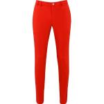 Rote Bestickte Atmungsaktive ALBERTO Slim Fit Jeans mit Reißverschluss aus Polyamid schmutzabweisend für Herren Größe XXL 