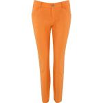 Orange Bestickte Wasserdichte Atmungsaktive ALBERTO Jeans mit Stickerei mit Reißverschluss aus Polyamid schmutzabweisend für Damen 