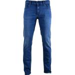 Marineblaue ALBERTO Slim Fit Jeans aus Denim für Herren 