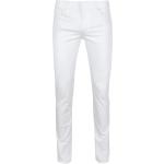 Weiße Unifarbene ALBERTO 5-Pocket Jeans aus Denim für Herren Größe XXL 