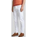 Weiße ALBERTO 5-Pocket Jeans aus Baumwollmischung für Herren Größe XXL Weite 30, Länge 32 