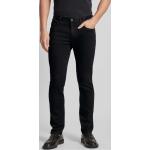 Schwarze ALBERTO 5-Pocket Jeans aus Baumwollmischung für Herren Größe XXL Weite 31, Länge 32 