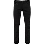 Schwarze Unifarbene ALBERTO Slim Fit Jeans aus Denim für Herren Größe XXL Weite 31, Länge 30 