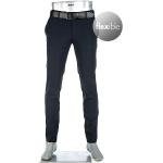 Marineblaue Wasserdichte ALBERTO Slim Fit Jeans aus Jersey für Herren Weite 29, Länge 32 