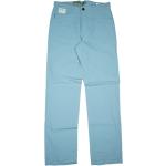 Blaue ALBERTO Sommerhosen aus Baumwollmischung für Herren Weite 31, Länge 34 