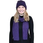 Lila Nachhaltige Schlauchschals & Loop-Schals aus Alpaka-Wolle für Damen 