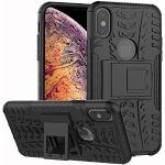 Schwarze iPhone X/XS Cases Art: Bumper Cases mit Bildern aus Silikon mit Ständer 