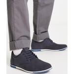 Reduzierte Marineblaue Aldo Low Sneaker mit Schnürsenkel aus Leder für Herren Größe 39 
