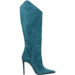 Blaue Aldo Castagna Spitze High Heel Stiefeletten & High Heel Boots für Damen Größe 37 mit Absatzhöhe über 9cm 