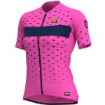 Alé Cycling PRR Stars Short Sleeve Shirt Women (2021) fluo pink/navy blue
