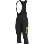 Alé Cycling Solid Winter Träger-Knickers Herren black/fluo yellow