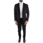 Alessandro Dell'Acqua, Single Breasted Suits Black, Herren, Größe: L
