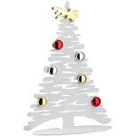 Reduzierter Weißer Alessi 50 Weihnachtsbaumschmuck poliert aus Edelstahl 