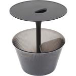 Schwarze Minimalistische Alessi Runde Design Tische 43 cm lackiert Breite 0-50cm, Höhe 0-50cm, Tiefe 0-50cm 