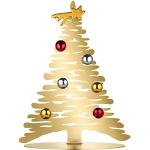 Reduzierte Goldene Alessi Christbaumkugeln & Weihnachtsbaumkugeln vergoldet aus Porzellan 