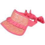 Reduzierte Fuchsiafarbene ALETTA Kinderstrohhüte aus Stroh 54 für Mädchen 