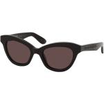 Schwarze Alexander McQueen Cateye Sonnenbrillen aus Kunststoff für Damen 