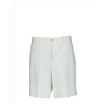 Reduzierte Weiße Unifarbene Alexander McQueen Herrenshorts mit Reißverschluss Größe S für den für den Sommer 