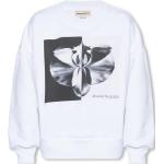 Reduzierte Weiße Motiv Alexander McQueen Damensweatshirts Größe XS 