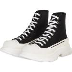 Schwarze Alexander McQueen High Top Sneaker & Sneaker Boots mit Schnürsenkel aus Leder für Herren Größe 44 
