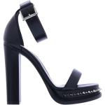 Reduzierte Schwarze Alexander McQueen High Heels & Stiletto-Pumps mit Nieten aus Leder für Damen Größe 36 