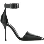 Reduzierte Schwarze Alexander McQueen High Heels & Stiletto-Pumps aus Leder für Damen Größe 38,5 