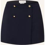 Reduzierte Dunkelblaue Alexander McQueen Mini Festliche Röcke aus Wolle für Damen Größe XS für den für den Winter 