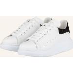 Weiße Alexander McQueen Low Sneaker aus Glattleder für Damen Größe 38,5 