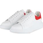 Weiße Alexander McQueen Low Sneaker aus Glattleder für Herren Größe 41,5 