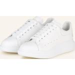 Weiße Alexander McQueen Low Sneaker aus Glattleder für Herren Größe 43 
