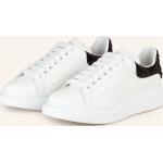 Weiße Alexander McQueen Low Sneaker aus Glattleder rutschfest für Damen Größe 38,5 