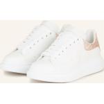 Kamelbraune Alexander McQueen Low Sneaker aus Glattleder für Damen Größe 37,5 