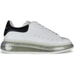 Reduzierte Weiße Elegante Alexander McQueen Oversize-Sneaker Low Sneaker mit Schnürsenkel aus Kalbsleder für Damen Größe 36,5 