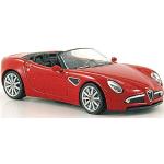 Rote Alfa Romeo Alfa Romeo Spider Modellautos & Spielzeugautos aus Kunststoff 